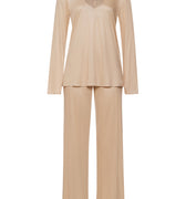 Lilith Tencel™ Lace Trim Pajama Set | Coffee Quartz 74781-2216